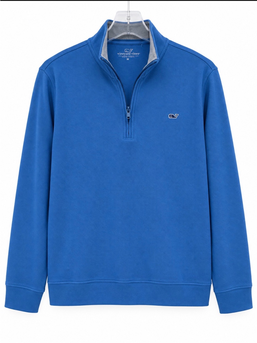 Vineyard Vines Menโs Royal Blue Half-Zip Pullover